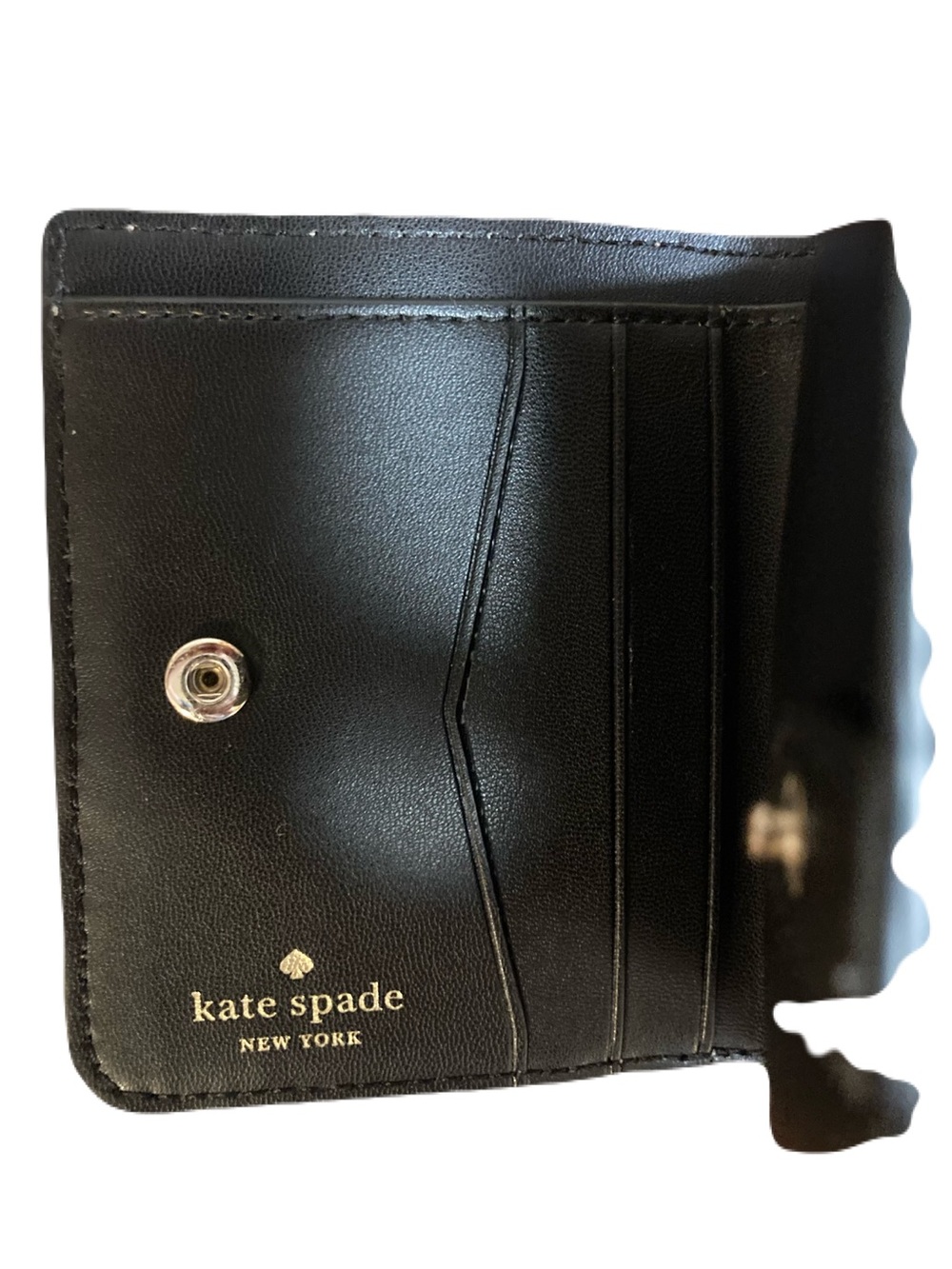 Kate Spade x Disney Minnie Mouse L-Zip Bifold Wallet- Pale Vellum EUC - Picture 14 of 16